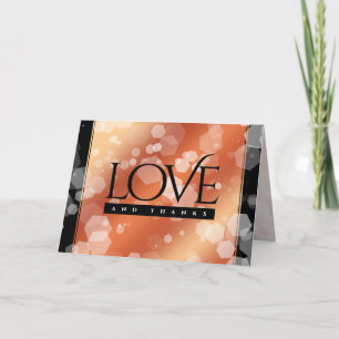 Elegantes 8. 32. Geburtstag der Bronze Dankeskarte