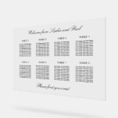 Elegantes 8 Tafelzeichen Akryllisches Zeichen Acrylschild (Winkel)