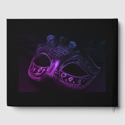 Elegantes Abend Wedding Guest Book Gästebuch (Rückseite)