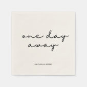 Elegantes Abendessen in Schwarz Custom Probe Serviette (Vorderseite)