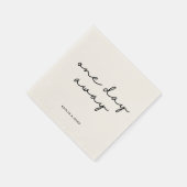 Elegantes Abendessen in Schwarz Custom Probe Serviette (Ecke)