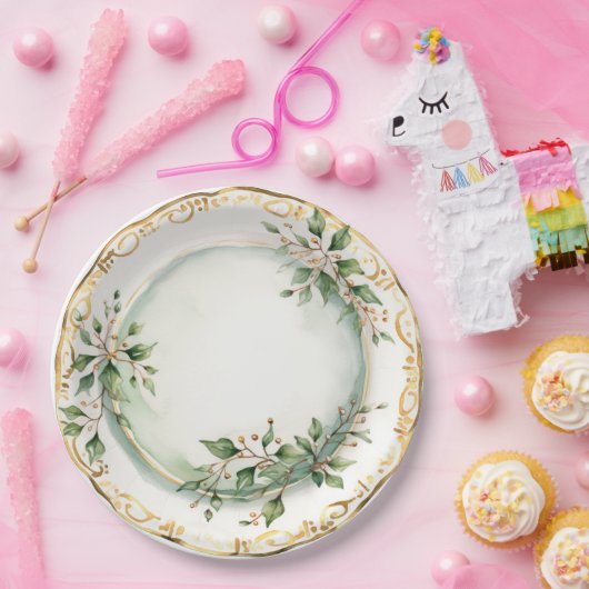 Elegantes Abendessen Pappteller (Party)