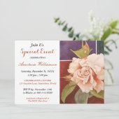 ELEGANTES ABENDESSEN-PARTY-EREIGNIS LADEN EIN EINLADUNG (Stehend Vorderseite)