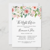 Elegantes Abendessen vor der Probe Einladung (Vorderseite)