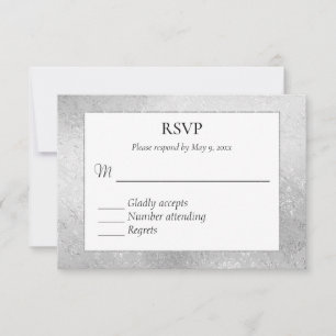 Elegantes, aber einfaches Gay Wedding Rsvp