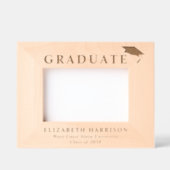 Elegantes Abschluss Foto Geätzte Rahmen (Vorderseite)