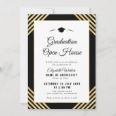 Elegantes Abschluss Party Einladung (Vorderseite)