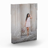 Elegantes Abschluss-Script mit Foto (Links)