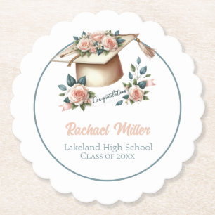 Elegantes Abschlussfeier-Design Untersetzer