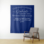 Elegantes Abschlussfeier-Design Wandteppich (Beispiel)
