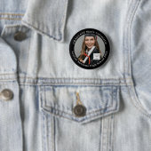 Elegantes Abschlussfoto-Schullogo-Abschluss Button (Beispiel)