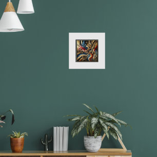 Elegantes Abstrakt Art Poster Design.