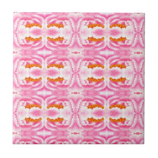 Elegantes Abstrakt rosa Gefärbte Krawatte Muster Fliese (Vorderseite)
