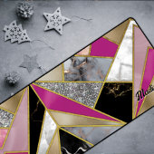 Elegantes abstrakt rosa, geometrisch schreibtischunterlage