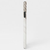 Elegantes Abstraktes Blassgoldenes Marmor Agate iPhone Hülle (Rechte Seite)