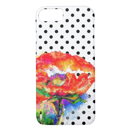 Elegantes abstraktes Blumengemälde Case-Mate iPhone Hülle (Rückseite)