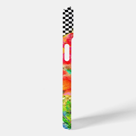 Elegantes abstraktes Blumengemälde Case-Mate iPhone Hülle (Rückseite / Rechts)