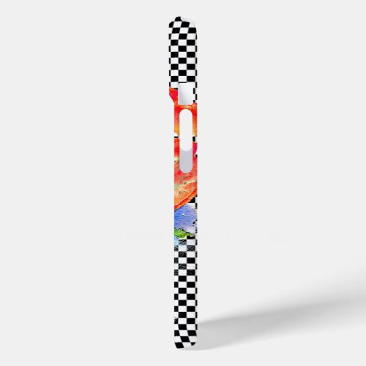 Elegantes abstraktes Blumengemälde Case-Mate iPhone Hülle (Rückseite / Links)