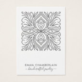 Elegantes Abstraktes Blumenmotiv (Vorderseite)