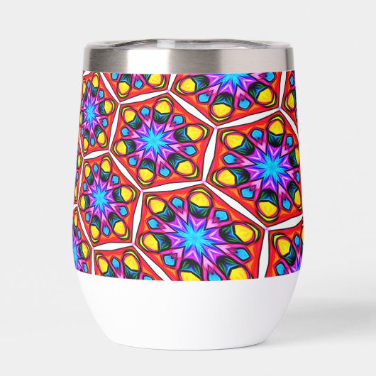 Elegantes Abstraktes Blumenmuster (Rückseite)