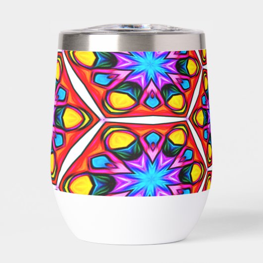 Elegantes Abstraktes Blumenmuster (Vorderseite)