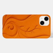 Elegantes abstraktes Blumenmuster Case-Mate iPhone Hülle (Rückseite (Horizontal))
