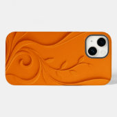 Elegantes abstraktes Blumenmuster Case-Mate iPhone Hülle (Rückseite (Horizontal))