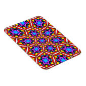 Elegantes Abstraktes Blumenmuster Magnet (Rechte Seite)