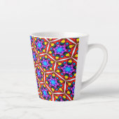 Elegantes Abstraktes Blumenmuster Milchtasse (Rechts)