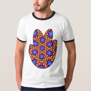Elegantes Abstraktes Blumenmuster T-Shirt