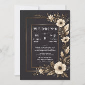 Elegantes, abstraktes Design Einladung (Vorderseite)