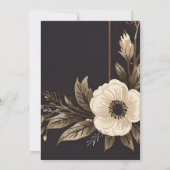 Elegantes, abstraktes Design Einladung (Rückseite)