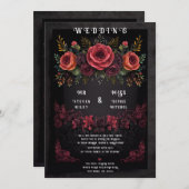 Elegantes, abstraktes Design Einladung (Vorne/Hinten)