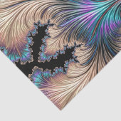 Elegantes Abstraktes Fraktal Feathers 11 Decoupage Seidenpapier (Detail)