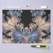 Elegantes Abstraktes Fraktal Feathers 11 Decoupage Seidenpapier (Handwerk)