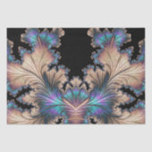 Elegantes Abstraktes Fraktal Feathers 11 Decoupage Seidenpapier (Vorderseite)