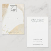 Elegantes, Abstraktes Gestaltungsdisplay Visitenkarte (Vorne/Hinten)