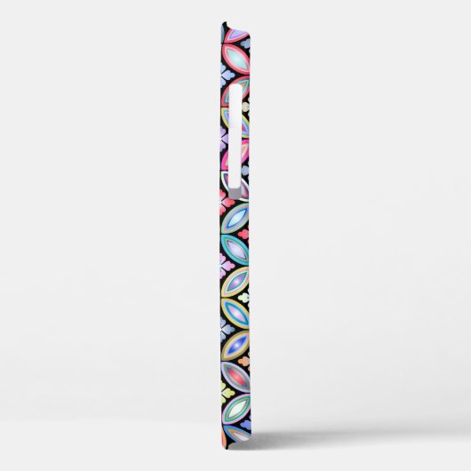 Elegantes Abstraktes, gestanztes Glasmuster Case-Mate iPhone Hülle (Rückseite / Links)