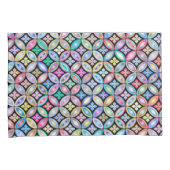 Elegantes Abstraktes, gestanztes Glasmuster Kissenbezug (Vorderseite-Rechts)