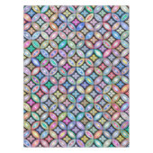 Elegantes Abstraktes, gestanztes Glasmuster Tischdecke (Vorderseite)