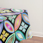 Elegantes Abstraktes, gestanztes Glasmuster Tischdecke (Beispiel)