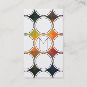 Elegantes Abstraktes Gold Visitenkarte