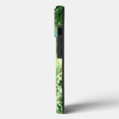 Elegantes, abstraktes, grünes Wellenmuster - Marmo Case-Mate iPhone Hülle (Rückseite / Links)