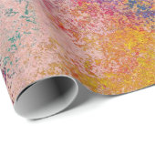 Elegantes Abstraktes Grunge-Artwork aus Acryl Geschenkpapier (Rolleneckpunkt)