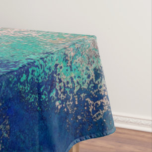 Elegantes Abstraktes Grunge-Artwork aus Acryl Tischdecke