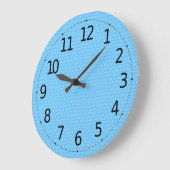 Elegantes Abstraktes japanisches Waves-Muster | Große Wanduhr (Winkel)