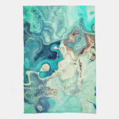 Elegantes Abstraktes Marbel ombre Geschirrtuch (Vertikal)