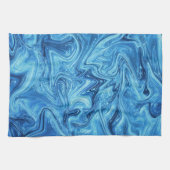 Elegantes Abstraktes Marbel ombre Küchentuch (Horizontal)