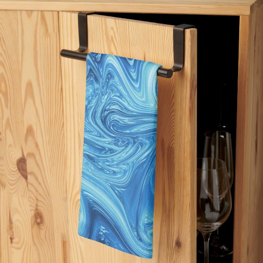 Elegantes Abstraktes Marbel ombre Küchentuch (Drittel gefaltet)