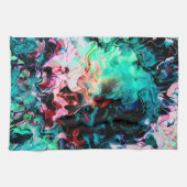 Elegantes Abstraktes Marbel ombre Küchentuch (Horizontal)